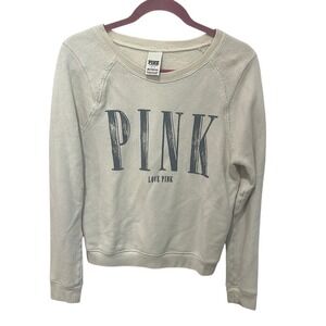 PINK Victoria's Secret Cream Sweatshirt